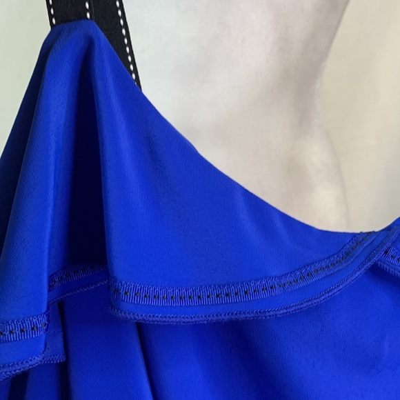 Gibson Latimer Blue Cold Shoulder Top- NWT - Picture 14 of 14